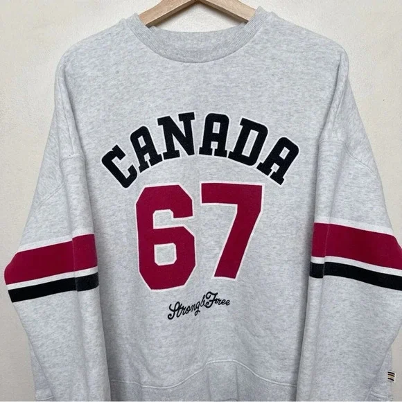 Hudson's Bay Womens Small Slogan Crew Neck Crew Sweatshirt - Picture 4 of 16